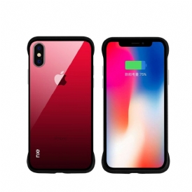 Mobilskal För iPhone XS Max Nxe Härdat Glasfärger