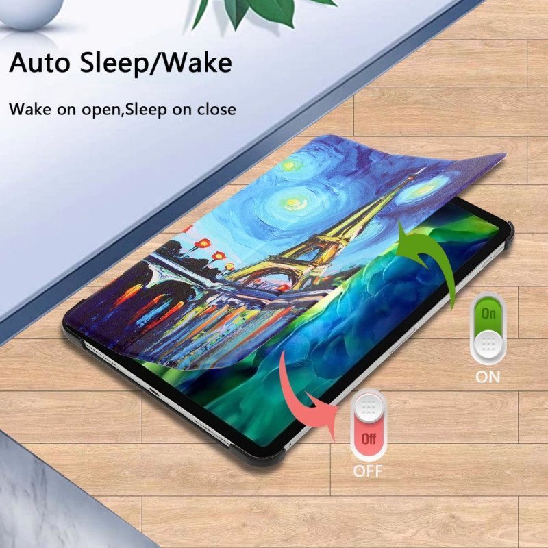Skal För iPad Air (2022) (2020) / Pro 11" Eiffeltornets Målning
