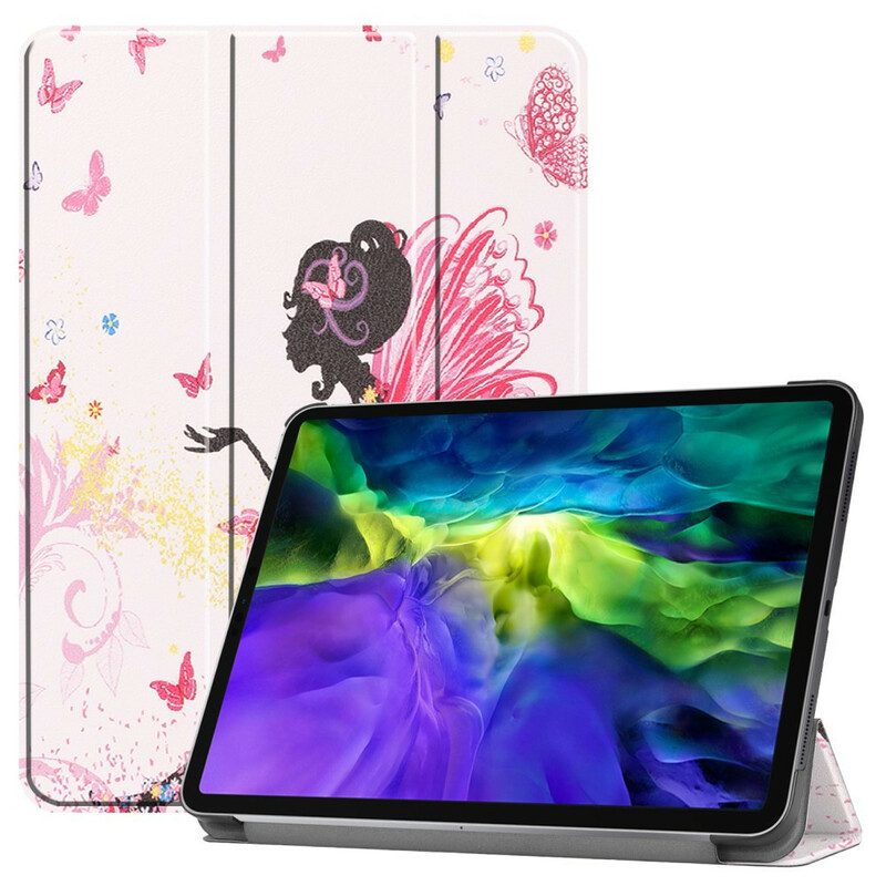 Skal För iPad Air (2022) (2020) / Pro 11" Floral Fairy Faux Läder