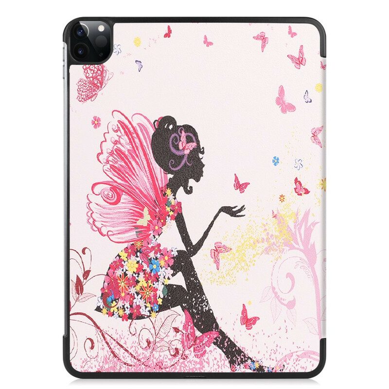 Skal För iPad Air (2022) (2020) / Pro 11" Floral Fairy Faux Läder