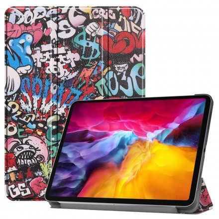 Skal För iPad Air (2022) (2020) / Pro 11" Graffiti Pennhållare