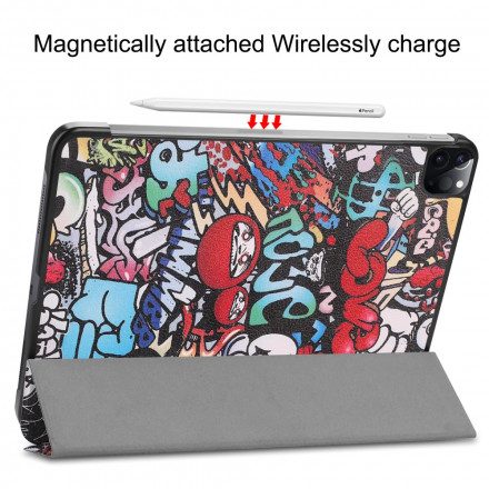 Skal För iPad Air (2022) (2020) / Pro 11" Graffiti Pennhållare