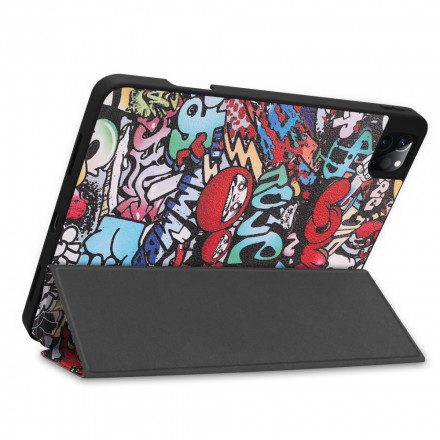 Skal För iPad Air (2022) (2020) / Pro 11" Graffiti Pennhållare