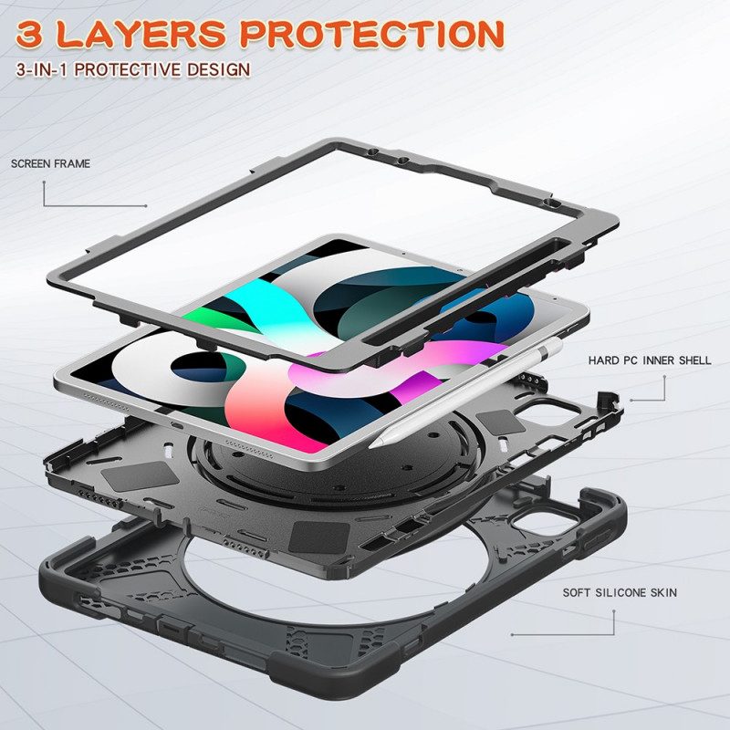 Skal För iPad Air (2022) (2020) / Pro 11" Hybrid Ring-roterande Stöd