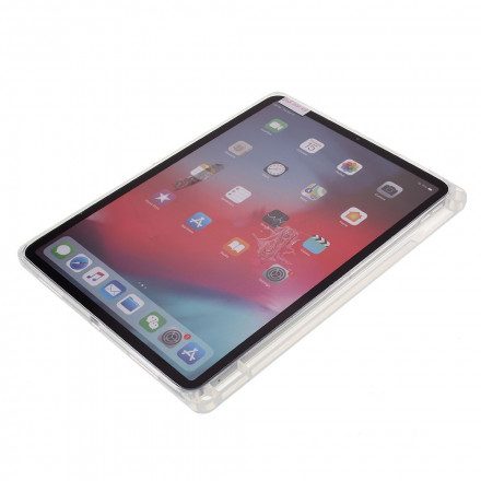 Skal För iPad Air (2022) (2020) / Pro 11" Penhållare I Klar Silikon