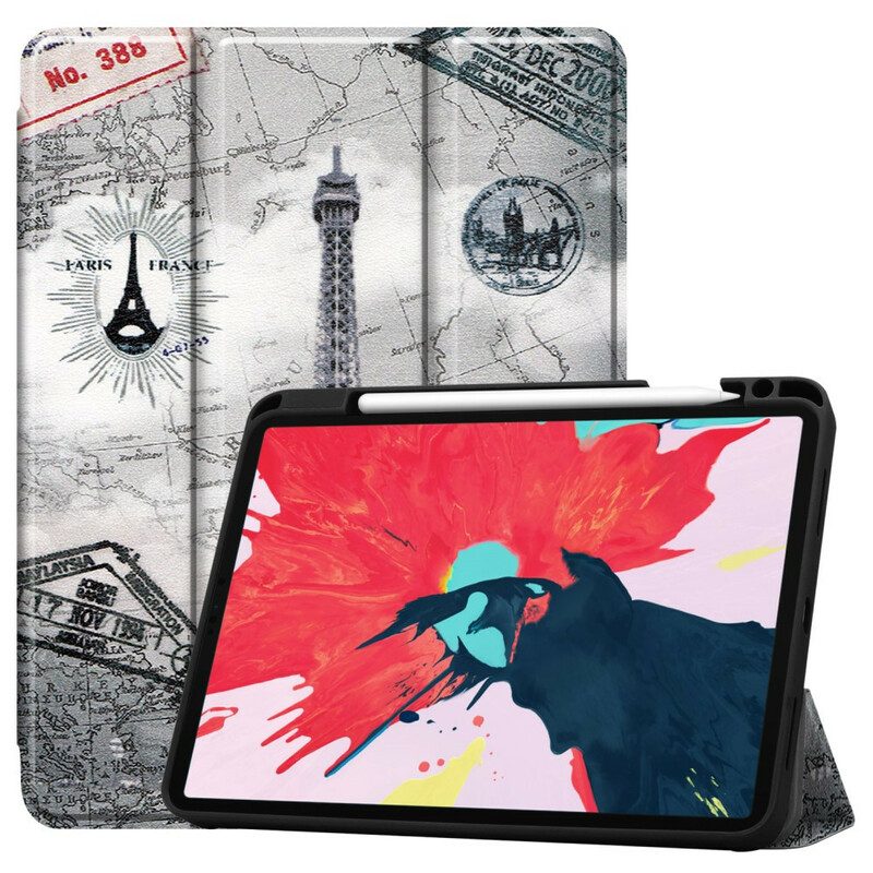 Skal För iPad Air (2022) (2020) / Pro 11" Retro Eiffeltorn