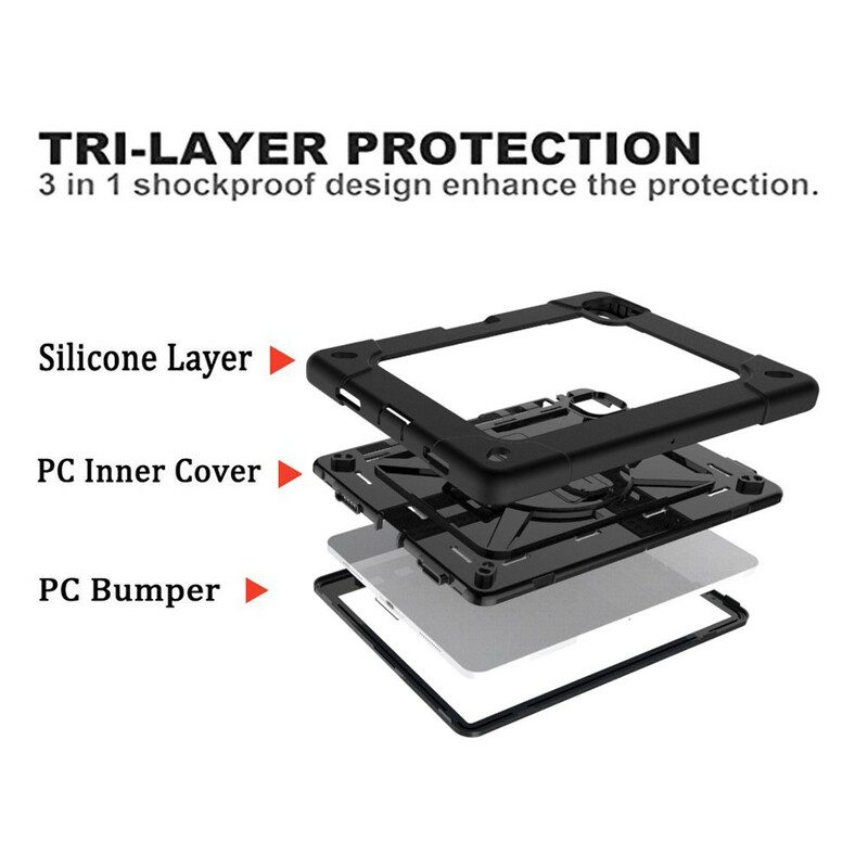 Skal För iPad Air (2022) (2020) / Pro 11" Sparkstöd Och Axelrem