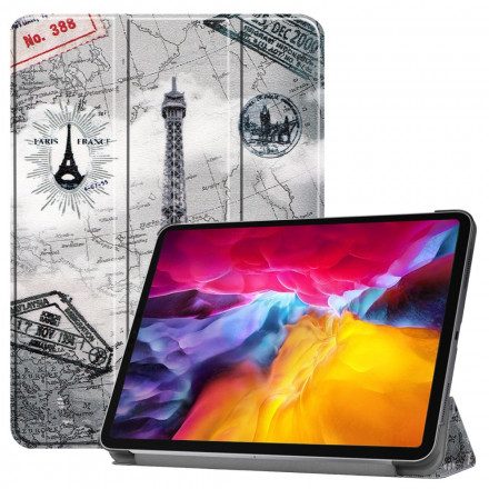 Skal För iPad Air (2022) (2020) / Pro 11" Stylushållare För Eiffeltornet