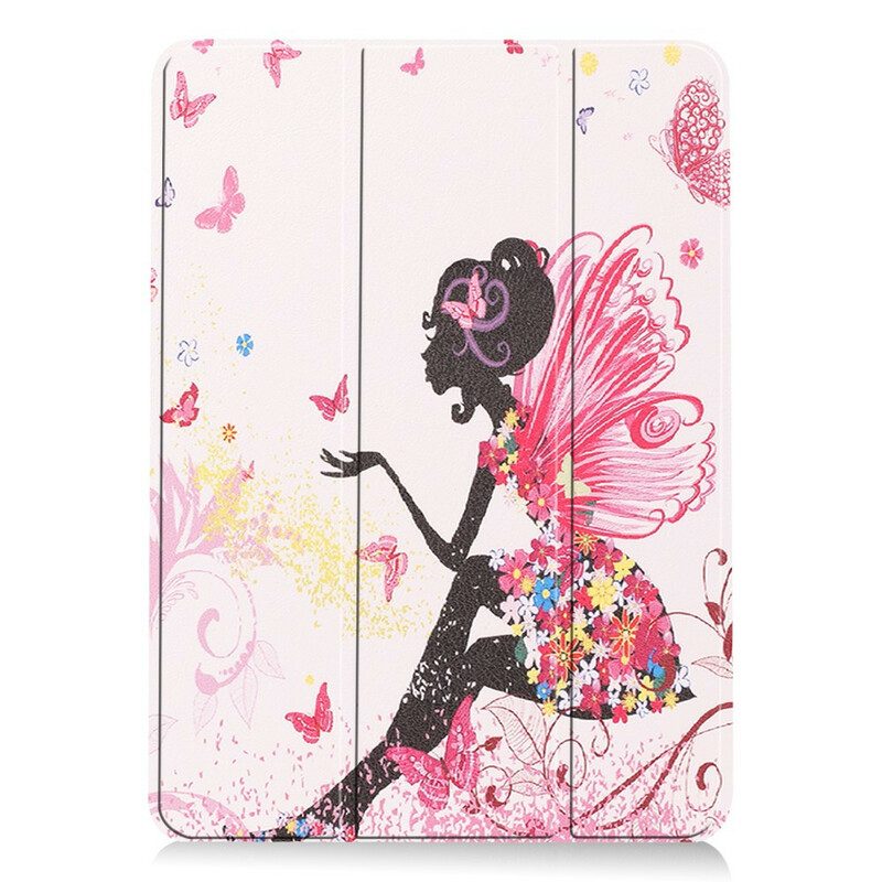 Skal För iPad Air (2022) Floral Fairy Faux Läder