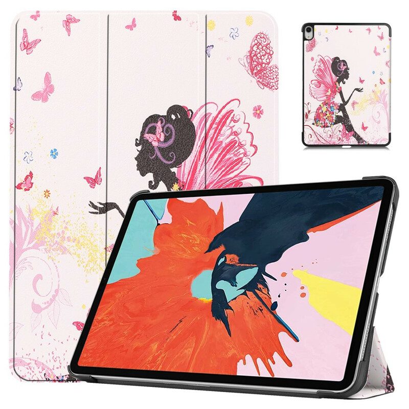 Skal För iPad Air (2022) Floral Fairy Faux Läder