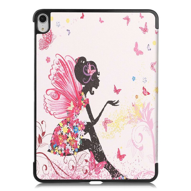 Skal För iPad Air (2022) Floral Fairy Faux Läder