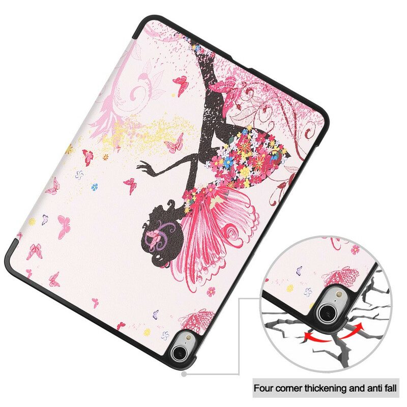 Skal För iPad Air (2022) Floral Fairy Faux Läder