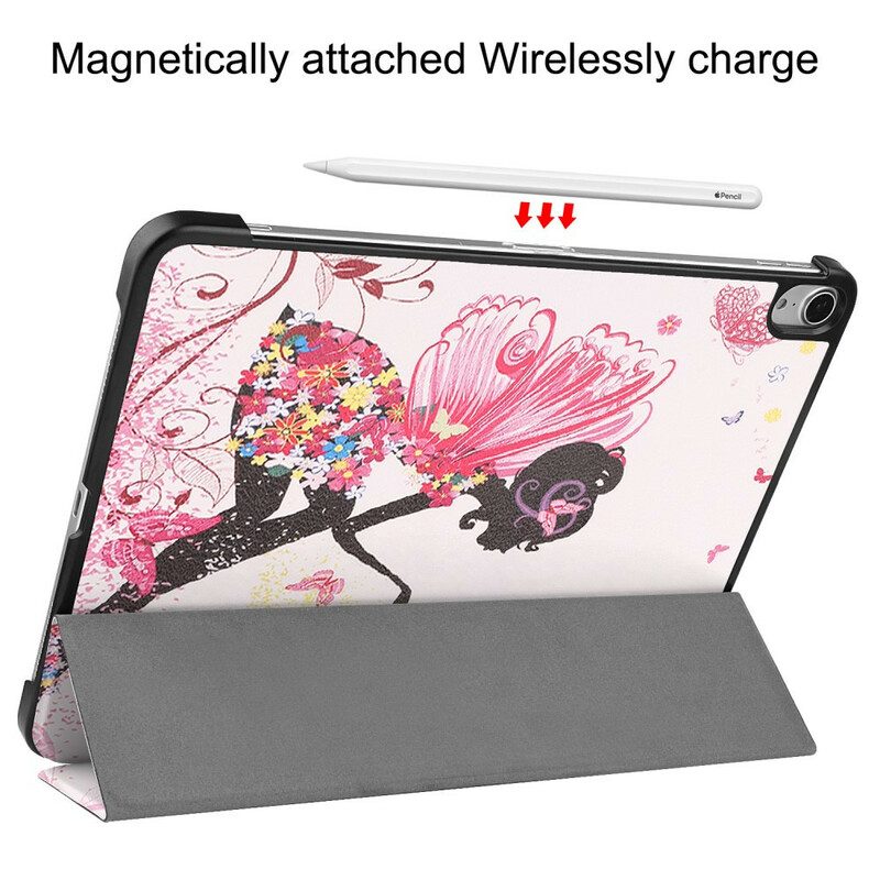 Skal För iPad Air (2022) Floral Fairy Faux Läder