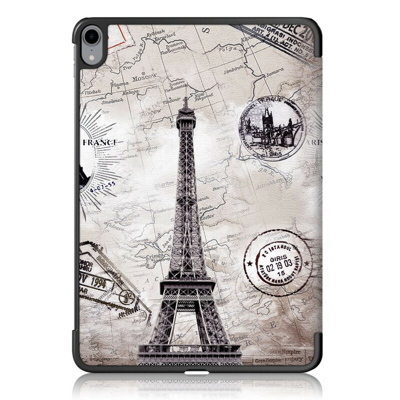 Skal För iPad Air (2022) Retro Eiffeltorn