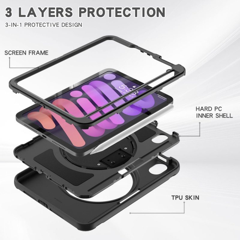 Skal För iPad Mini 6 (2021) Ultra Resistant Stylus Hållare Rem