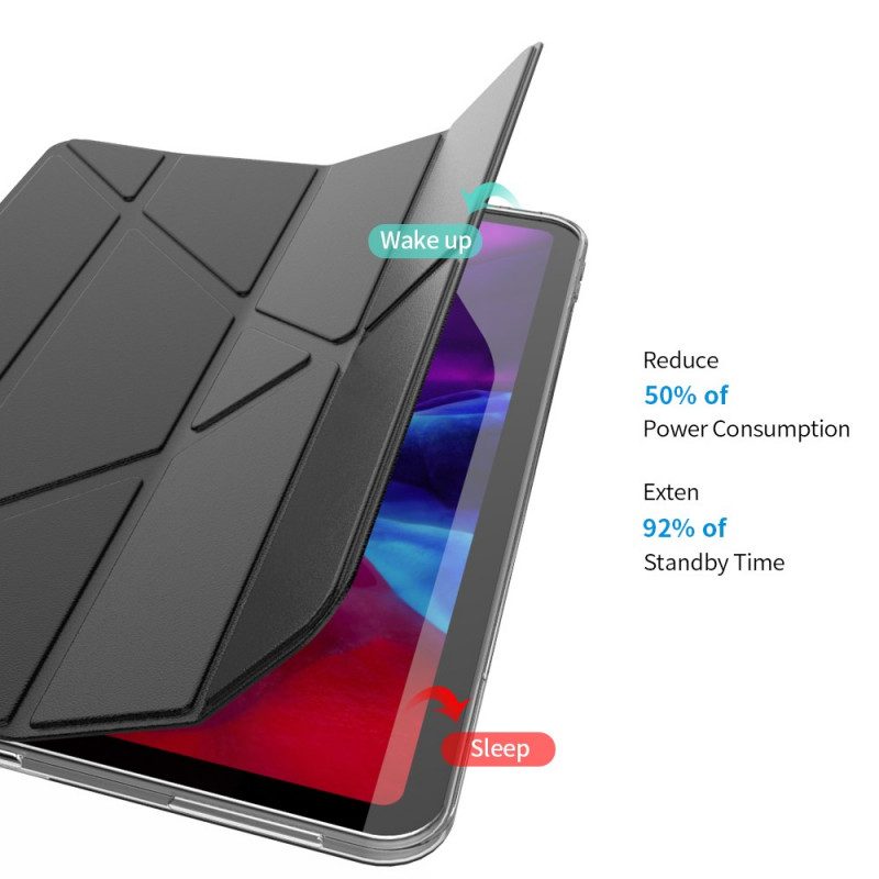 Skal För iPad Pro 12.9" (2021) (2020) (2018) Enkel Origamidesign