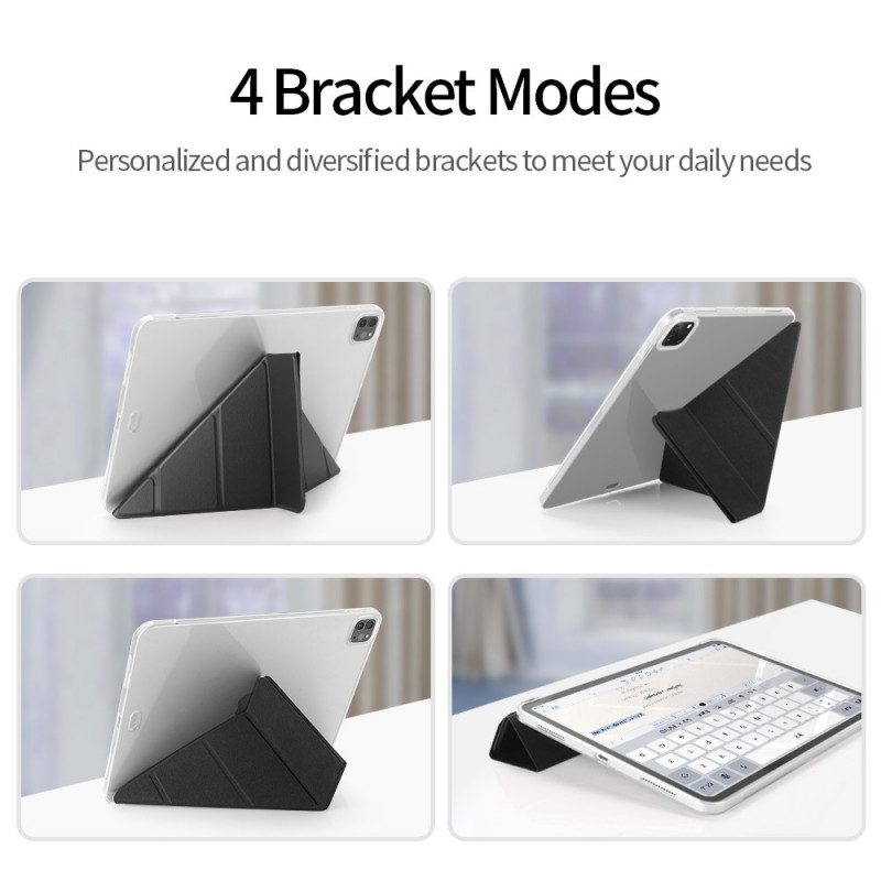 Skal För iPad Pro 12.9" (2021) (2020) (2018) Enkel Origamidesign