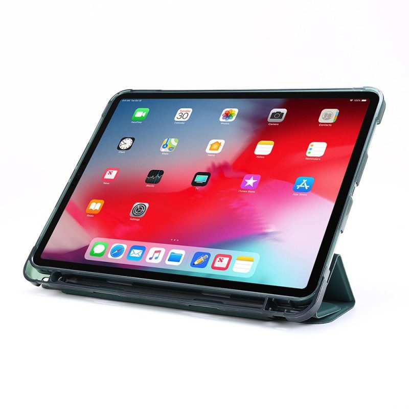 Skal För iPad Pro 12.9" (2021) (2020) (2018) Lädereffekt Vikskydd