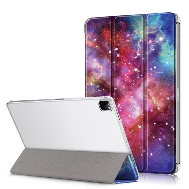 Skal För iPad Pro 12.9" (2021) (2020) (2018) Transparent Back Universe