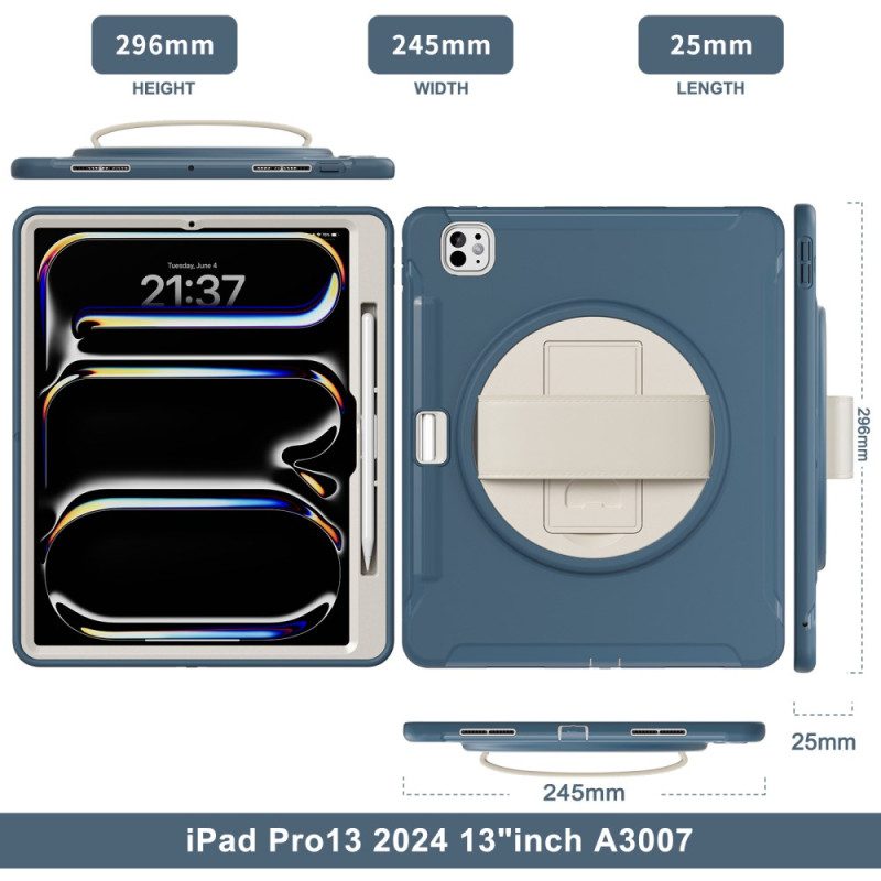 Skal För iPad Pro 13 (2025) Stylushållare Och Stativ