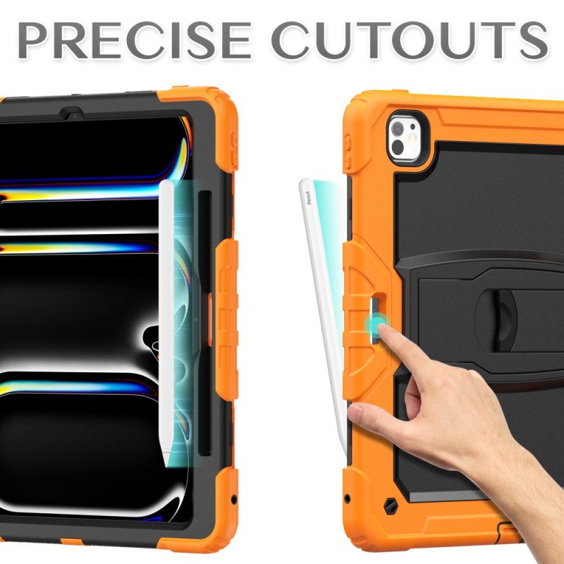 Skal För iPad Pro 13 (2025) Trippelskydd Med Axelrem