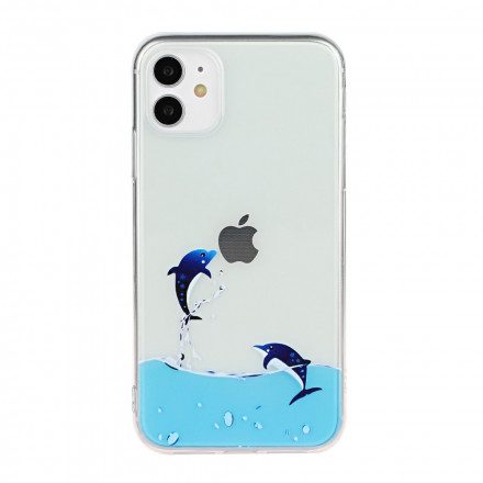 Skal För iPhone 11 Delfinspel