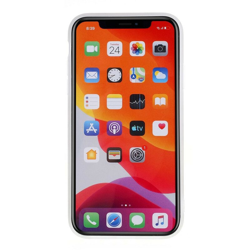 Skal För iPhone 11 Färgad Geometrimarmor