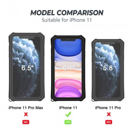 Skal För iPhone 11 Lagtagbart Ringstöd