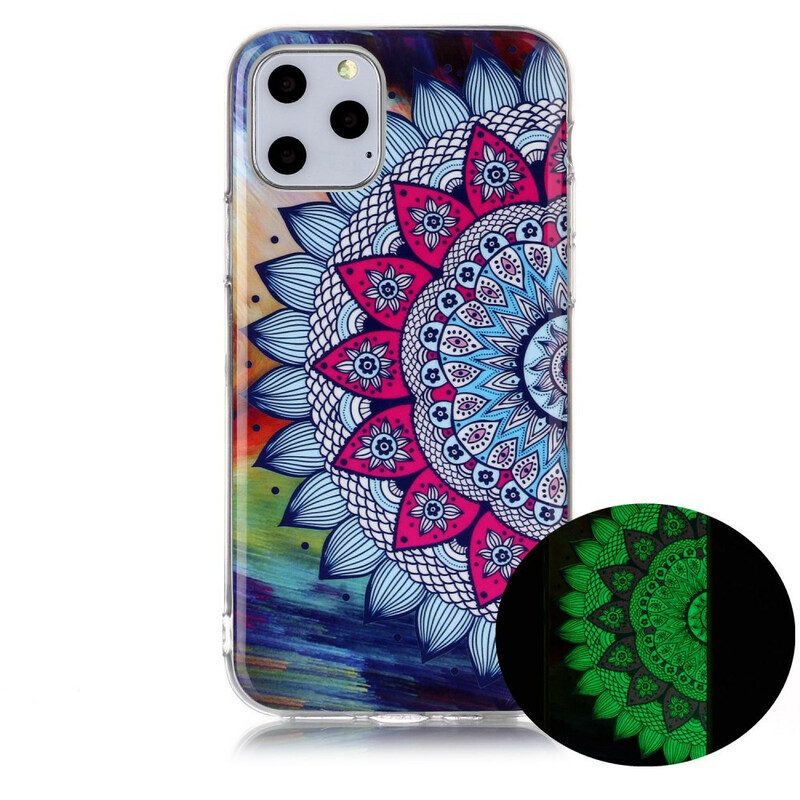 Skal För iPhone 11 Pro Fluorescerande Färgglada Mandala