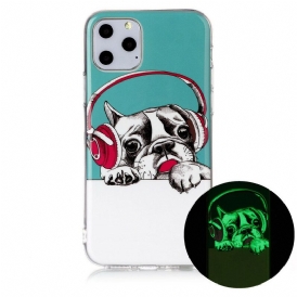 Skal För iPhone 11 Pro Fluorescerande Hund