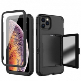 Skal För iPhone 11 Pro Hybridkorthållare Och Spegel