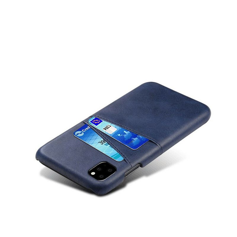 Skal För iPhone 11 Pro Max Dubbel Korthållare