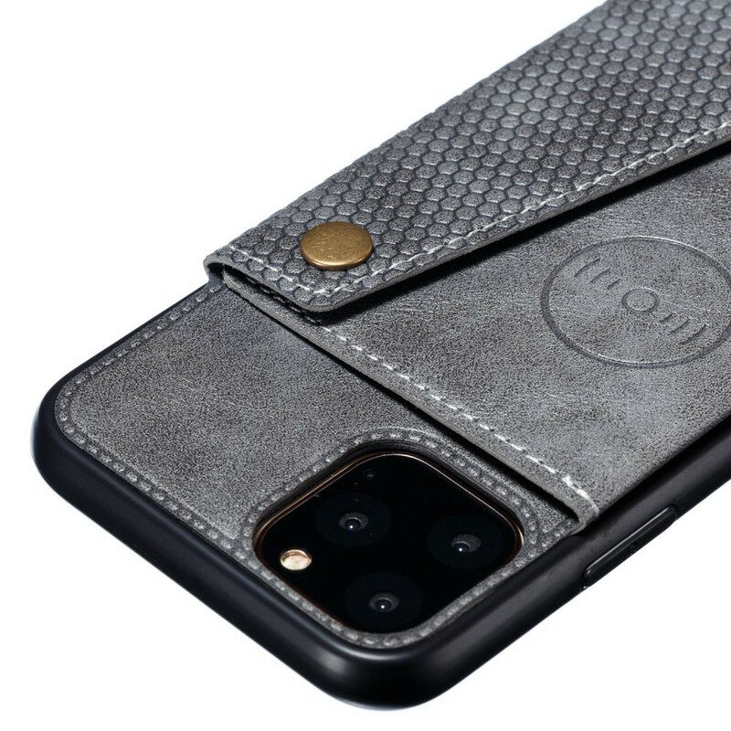 Skal För iPhone 11 Pro Max Plånboksfodral Snap-plånbok