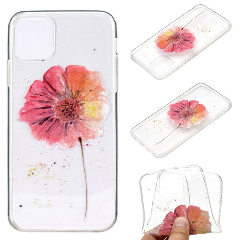 Skal För iPhone 11 Pro Max Sömlöst Blommönster I Akvarell