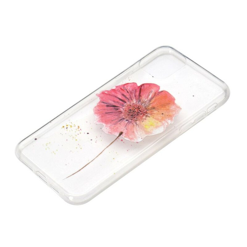 Skal För iPhone 11 Pro Max Sömlöst Blommönster I Akvarell