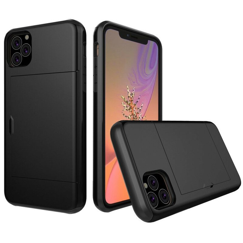 Skal För iPhone 11 Pro Max Styv Flashig Korthållare