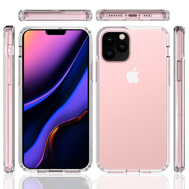 Skal För iPhone 11 Pro Max Transparent Hybriddesign