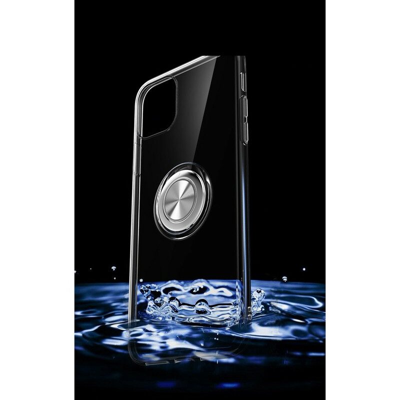 Skal För iPhone 11 Pro Max Transparent Med Ringstöd