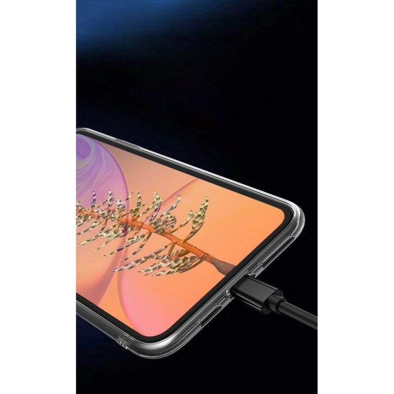 Skal För iPhone 11 Pro Max Transparent Med Ringstöd