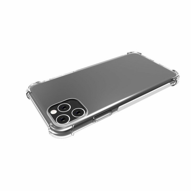 Skal För iPhone 11 Pro Max Transparenta Förstärkta Hörn