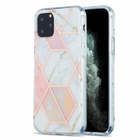 Skal För iPhone 11 Pro Plinkande Geometrisk Marmor