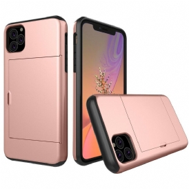 Skal För iPhone 11 Pro Styv Flashig Korthållare