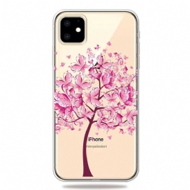 Skal För iPhone 11 Rosa Trädtopp