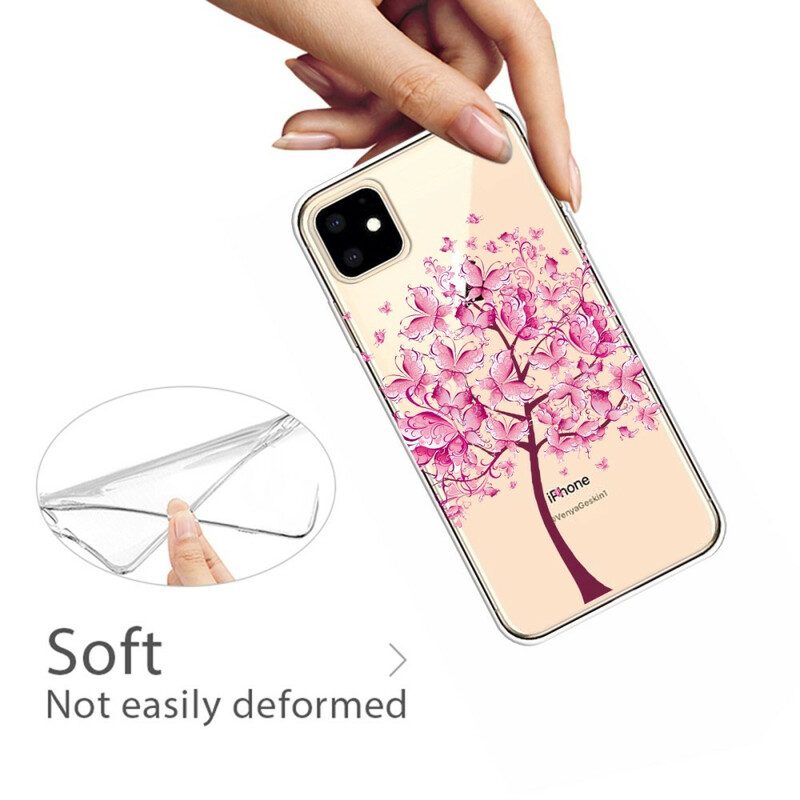 Skal För iPhone 11 Rosa Trädtopp