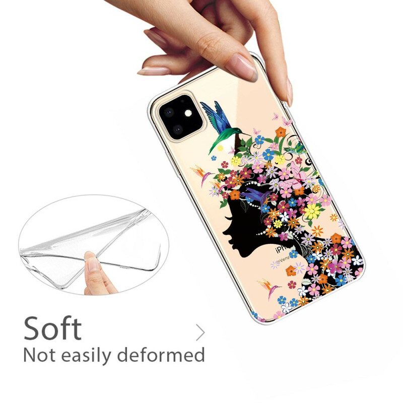 Skal För iPhone 11 Snyggt Blomhuvud