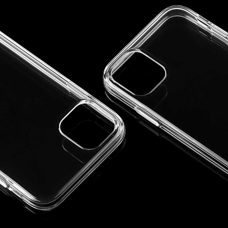 Skal För iPhone 11 Transparent 2 Stycken Leeu