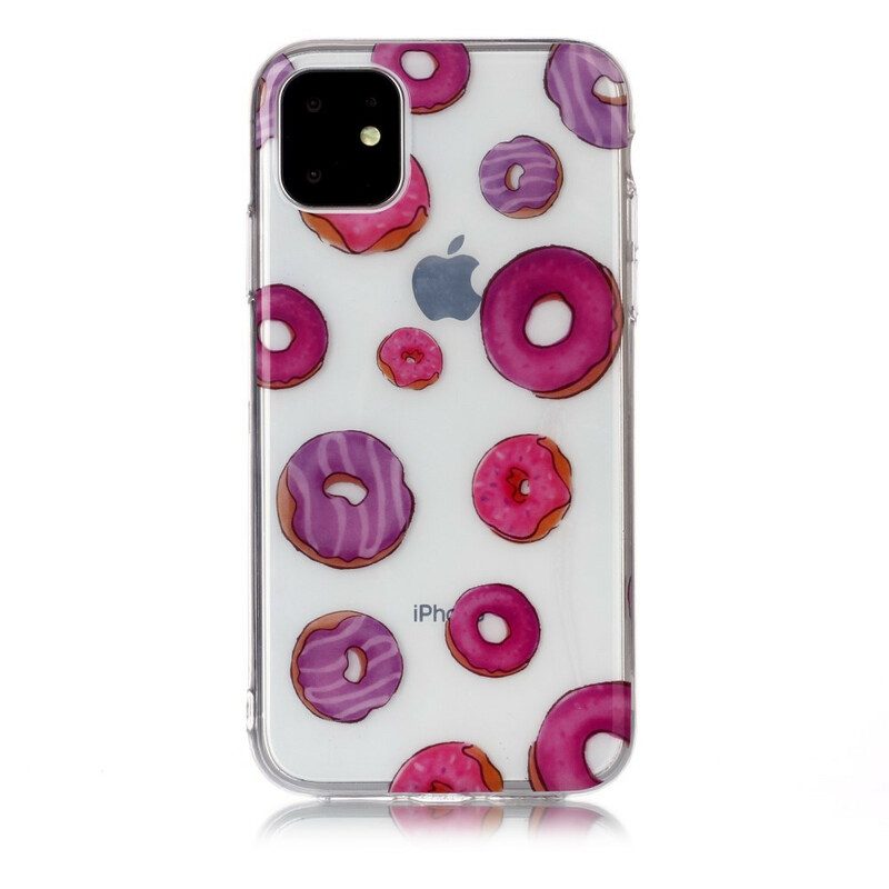 Skal För iPhone 11 Transparent Donut Fläkt