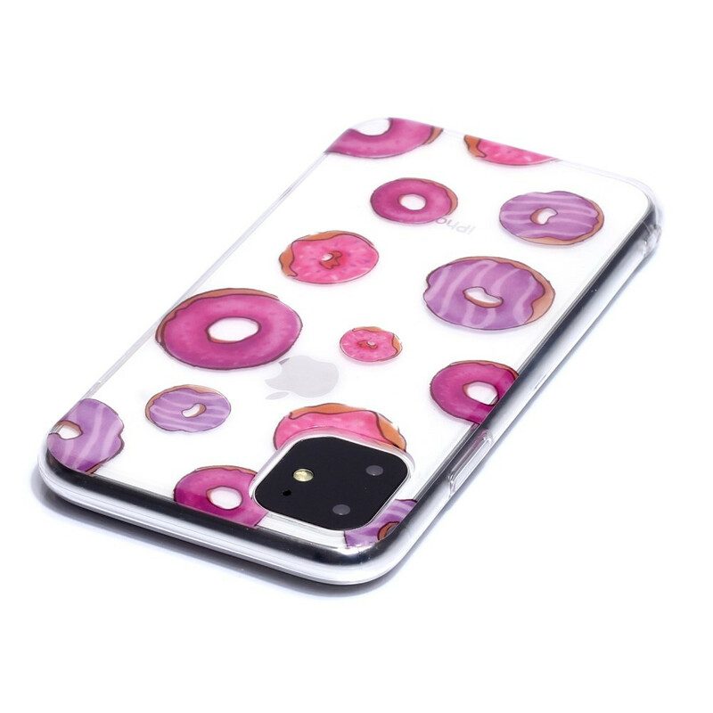 Skal För iPhone 11 Transparent Donut Fläkt