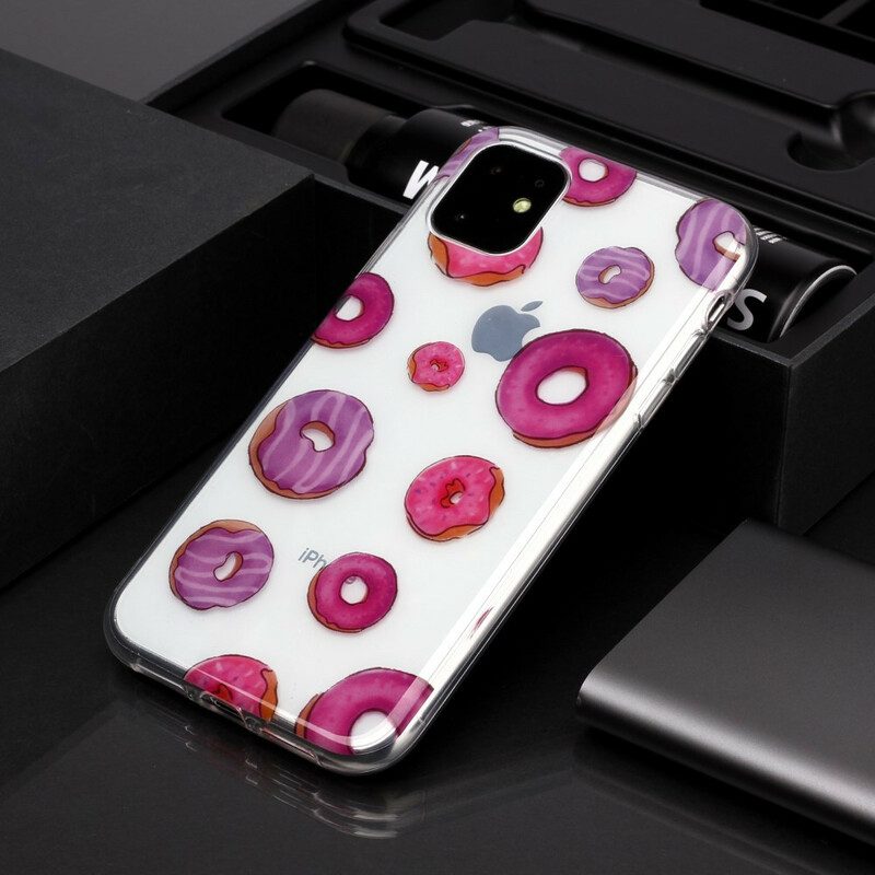 Skal För iPhone 11 Transparent Donut Fläkt