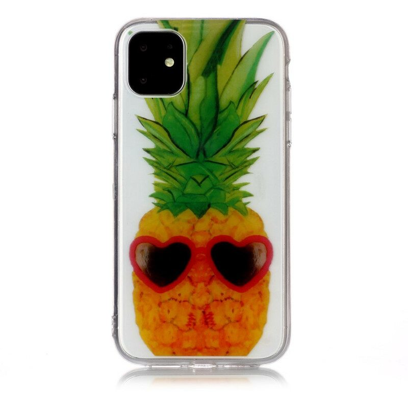 Skal För iPhone 11 Transparent Inkognito Ananas